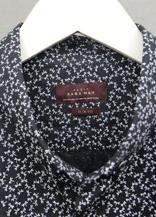 Мужская рубашка отод от отдового бренда "zara".1 фото