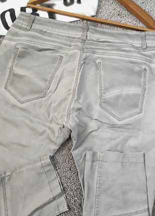Модные летние укороченные джинсы большой размер3 фото