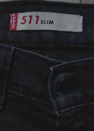 Джинсы levis 511 slim5 фото