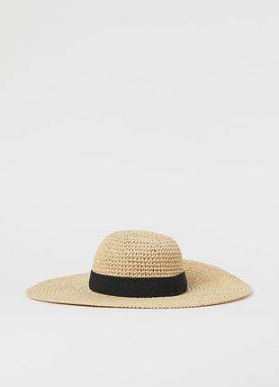 Соломенная шляпа h&m p.м 56см