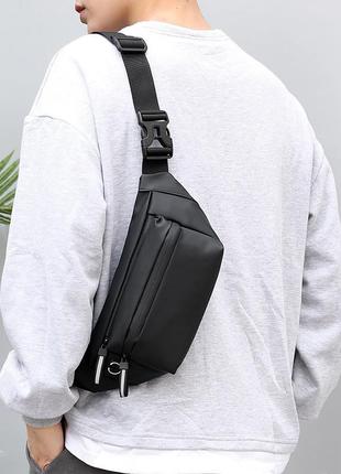 Чоловіча сумка-бананка  ⁇  сумка на пояс 4 кольори