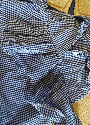 Блузка в клетку