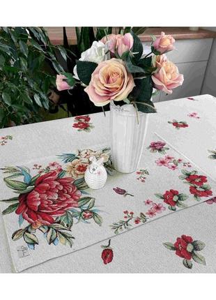 Гобеленовая салфетка на стол alegria 30х50 см2 фото