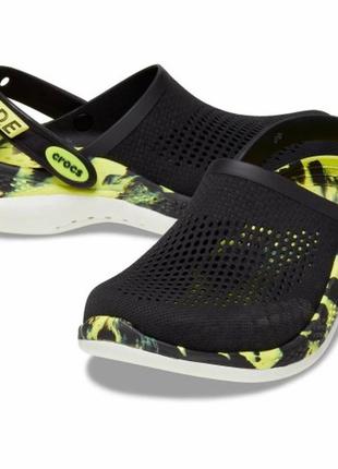 Crocs literide 360 marbled clog, 100% оригинал3 фото