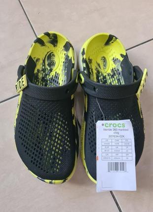 Crocs literide 360 marbled clog, 100% оригинал8 фото