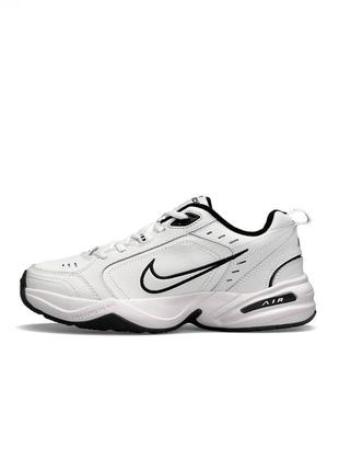 Мужские кроссовки nike air max monarch  iv all white black