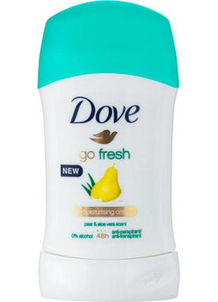 Антиперспирант dove go fresh с ароматом груши и алоэ вера 40 мл (96137161)