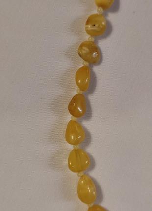Ожерелье из натурального янтаря, туречица2 фото