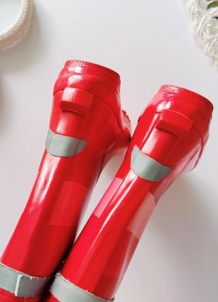 Утепленные резиновые сапоги со светоотражателями артикул: 16434