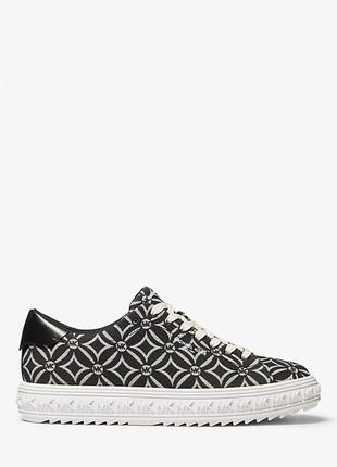 Кеды michael kors, michael kors 43f2gvfs1y, grove logo jacquard sneaker2 фото