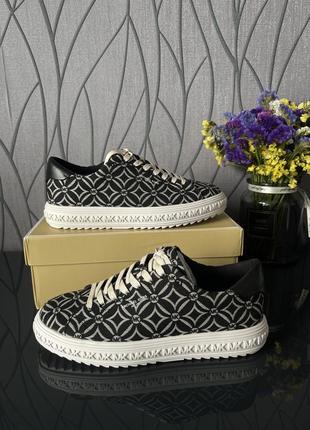 Кеды michael kors, michael kors 43f2gvfs1y, grove logo jacquard sneaker5 фото