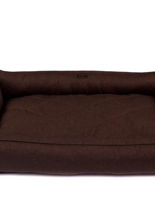 Лежак для собаки sofa brown1 фото