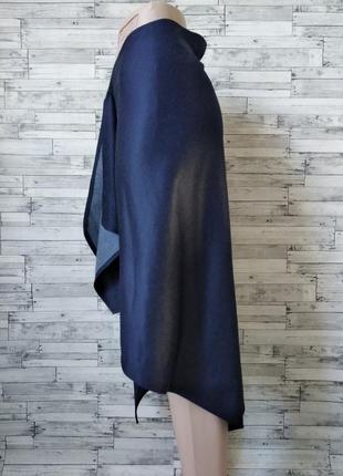 Юбка coco женская асимметрия с молнией спереди синяя6 фото