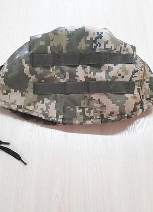 Кавер (чохол) на тактичний шолом (каску) піксель комуфляж