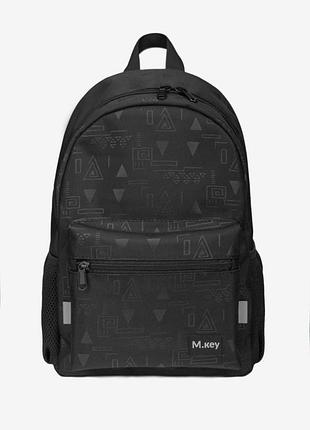 Рюкзак  середній 35×23×11см чорний фараон