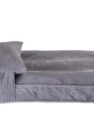 Подушка для собак memory foam gray