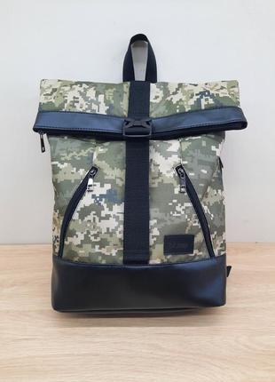 Рюкзак - ролл мужской пиксель рюкзак rolltop роллтоп