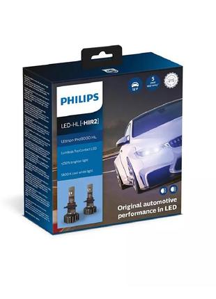 Комплект светодиодных ламп philips hir2 11012u90cwx2 led ultinon pro9000 +250% 12/24v2 фото