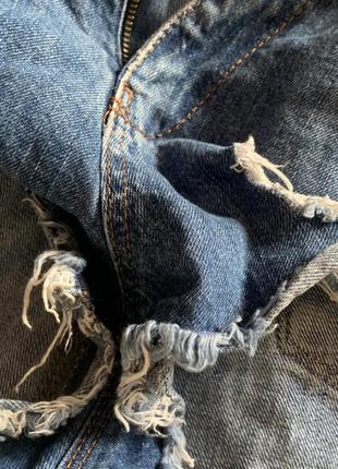 Укороченные джинсовые шорты7 фото