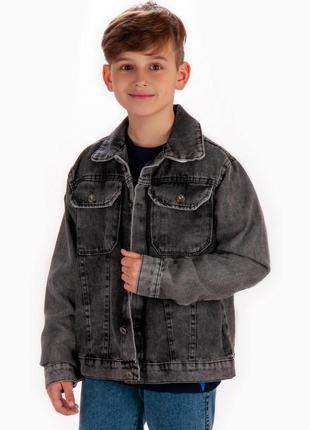 Джинсовая куртка для мальчиков 12-17 лет