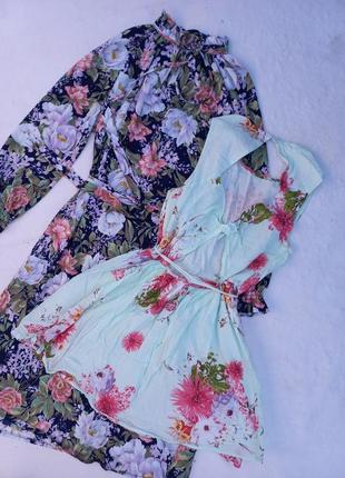 Літня сукня у квітковий принт4 фото