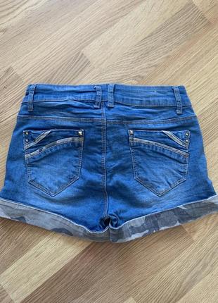 Подростковые джинсовые шорты2 фото