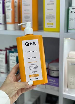 Крем для тела с витамином с q+a vitamin c body cream 250мл