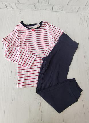Пижама h&m для девочек, р. 122/128 (арт 616)