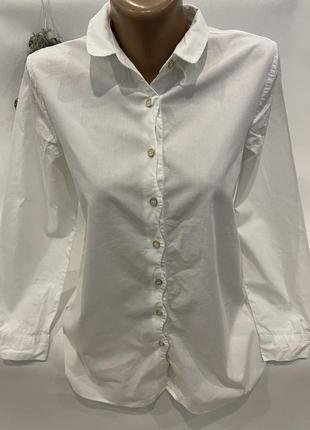 Базовая белая рубашка zara