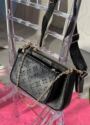 Черная сумка louise vuitton