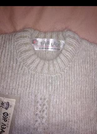 Махеровый свитер оригинальный(новый с бирками!),2-4года