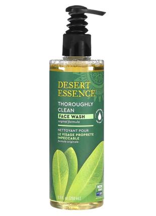 Cредство для умывания и очистки кожи лица, desert essence, 250 мл