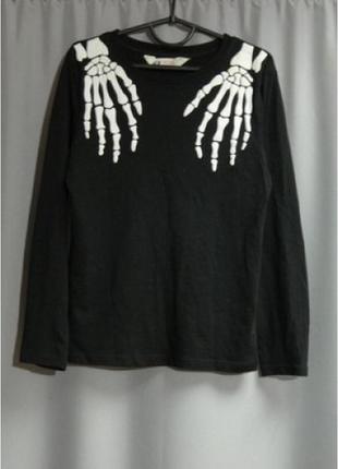 Реглан детский принт на хэллоуин h&m.