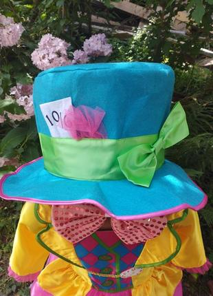 Аліса в країні чудес сукня капелюшки божевільний капелюшник2 фото