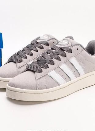 Женские кроссовки adidas campus light grey адидас кампус