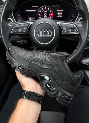 Чоловічі кросівки nike air max tn plus all black leather