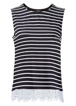 Майка элегантная женская полоска р.s esmara/ германия