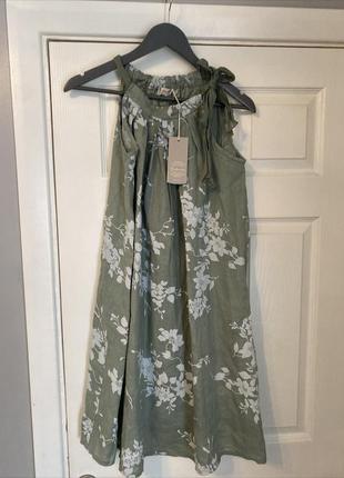 Продам нову сукню 100% льон італія puro lino bellambra розмір s наш 44-46