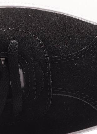 Женские кроссовки adidas gazelle black white кеды адидас газели8 фото