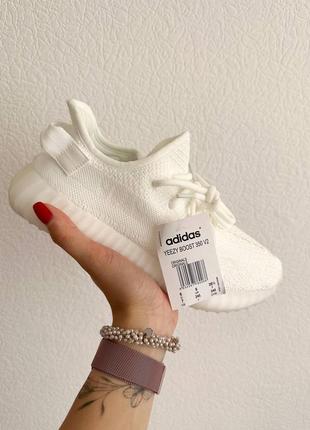 Adidas yeezy boost 350 white3 фото