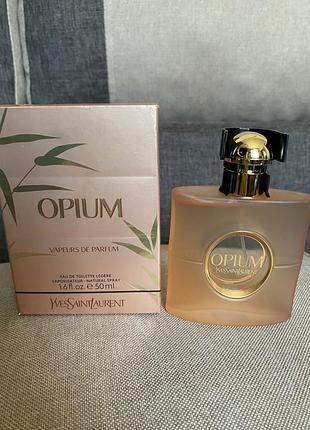 Y.s.laurent opium vapeurs de parfum туалетна вода 50 мл. оригінал