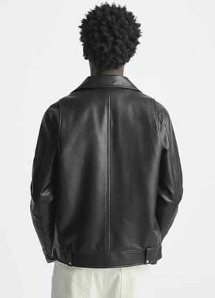 Zara man мужская косухая куртка,оригинал,новая с бирками6 фото