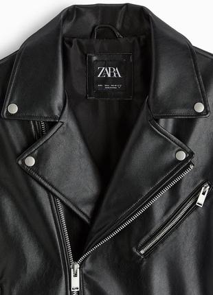 Zara man мужская косухая куртка,оригинал,новая с бирками2 фото