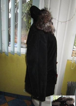 Утеплённая женская куртка  с капюшоном alta modа. италия. лот 5842 фото