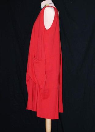 Италия новое фактурное платье сарафан трикотажный мешковатый фактурный.7 фото