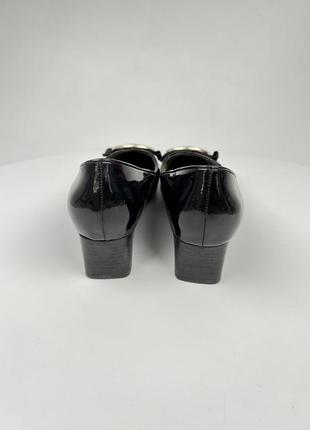 Кожаные лаковые туфли4 фото