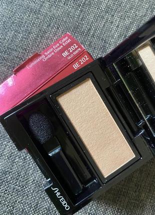 Shiseido luminizing satin eye color компактные тени для век № bk915, оригинал.