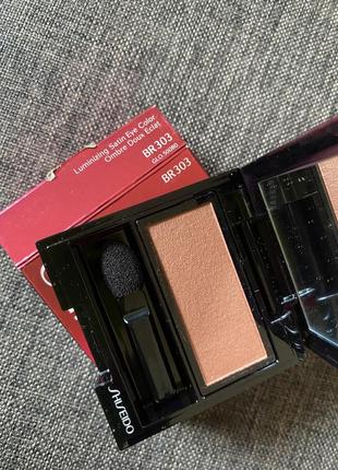 Shiseido luminizing satin eye color компактные тени для век № bk915, оригинал.4 фото