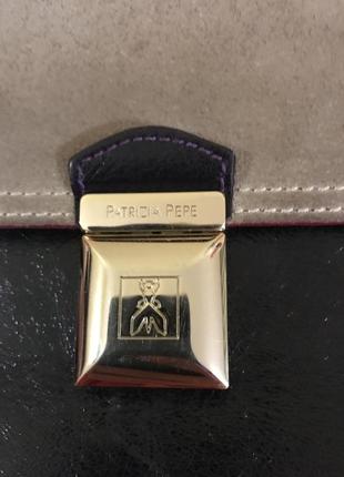 Кожаная сумка сумка кожаная через плечо кроссбоди  patrizia pepe5 фото