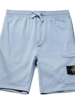 Шорты stone island patch cotton оригинал (original)